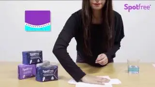 Spotfee Anti-bacterial Anion Sanitary Pads - Product Demo