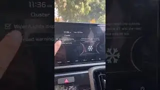 Kia Sonet GT line Icy Road warning #shorts #shortsvideo #short #shortvideo
