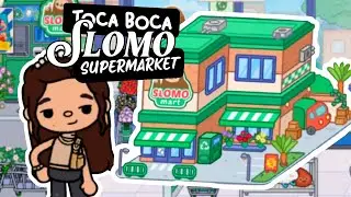 Toca Boca LET'S BUILD 🛠️ || Slomo Supermarket Design ✨ || Toca Boca World 🌎