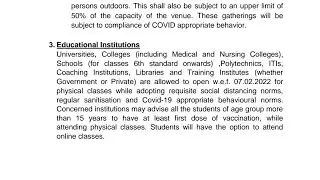 COVID 19 New Restrictions 07/02/2022 | School Reopen Guidelines| Scholar Tutorial