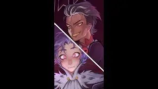Blitzo and stolas as humans #helluvaboss #blitzo #stolas #animefanart