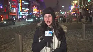 Nashville got quite a bit of snow today