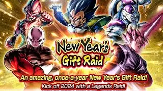 (Dragon Ball Legends) New Year's Gift Raid Vs Raid Boss LF Kid Buu 100% Complete