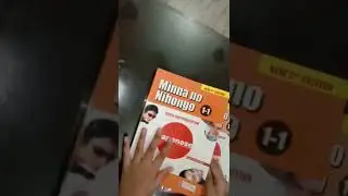 Minna no nihongo 1-1 Japanese book unboxing