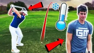Playing Golf In T-Shirts | FREEZING COLD TEMPERATURES