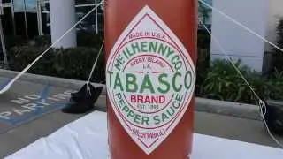 8' Inflatable Tabasco Bottle