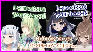 even when hunting ghost, Fauna and Kronii still fights over Mumei【Phasmophobia】