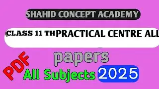 Class 11 practical centre comprehensive 2025 All Subjects  Karachi Sindh board  Shahid  academy