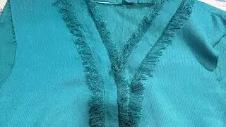 Ruff Thread Overlap Neck Design | Professional Cutting & Stitching Live Class