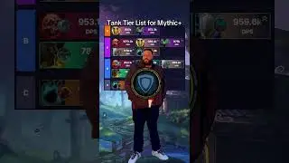 Tank Tier List for Mythic #worldofwarcraft #warcraft #warwithin #thewarwithin #mmorpg #mmo #shorts