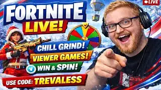 FORTNITE LIVE 🔴 | Chill Grind, Viewer Interactions & Wins | Use Code TREVALESS