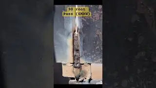 3G root pass SMAW #welding #welder