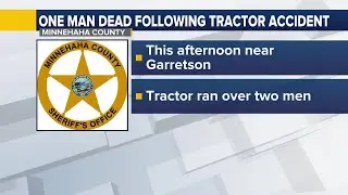 One dead, one injured in rural Minnehaha county farm accident