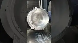 Multi-axis CNC machining of large deep cavity stainless steel industrial equipment parts