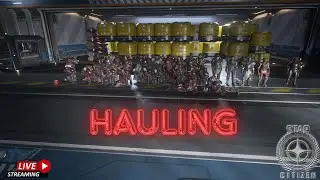 Star Citizen LIVE 4.5 Hauling New Event with 30 Friends IDRIS SHIP