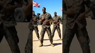 UK Royal Marines Drop Epic Hip-Hop Moves 🇬🇧🔥 | Military Dance Vibes! #RoyalMarines #HipHopSoldiers