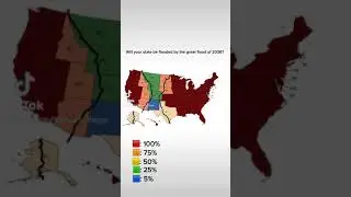 Will your state be flooded by the great flood of 2036? #shorts