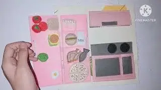 kitchen quiet book page.