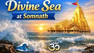 Somnath Sea View 🌊 | Divine Waves at Lord Shiva&rsquo;s First Jyotirlinga | Peaceful Vibes