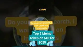 Best #sui #memecoin for 2025 | #sui #memecoin for 2025 #cryptomeme #cryptonews #cryptonewstoday