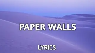 PopVibe Haven - Paper Walls (Lyrics)