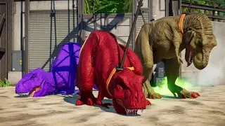Jurassic World Evolution 2 T-Rex Chase Jurassic World Evolution Part-2 #madinosaurs