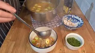Scott shows how to garnish soups