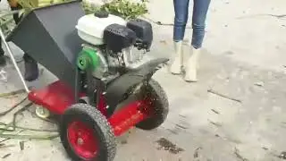 Wood chipper machine, tree crusher machine 
