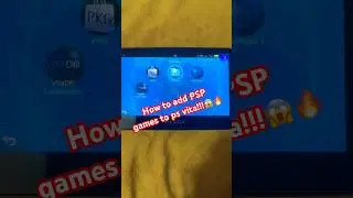 ps vita - How to add psp games to ps vita !!!🔥😊🤟🏽 | #psvita #psp #retrogaming #nostalgia