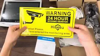 [10CH Expandable] Hiseeu Wireless Security Camera System with 10in LCD 4K Monitor #ad