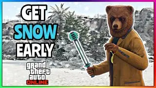 How To Get Snow EARLY In GTA5 (GTA Online)