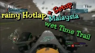 F1 2013 rainy Hotlap + Setup | Malaysia, Sepang | PS3 Time Trail Codemasters HD
