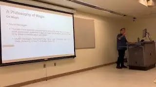 A Philosophy of Magic presentation at Florida Atlantic University 11:22:2024