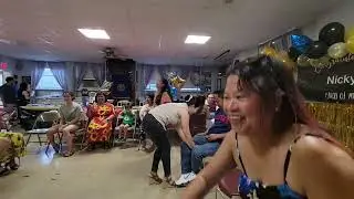 parlor game - fun games at Nicky's Graduation party