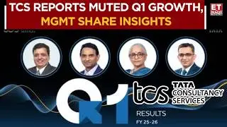 TCS Q1 Earnings: Global Caution Clouds I.T Demand? TCS Management On The Muted Earnings | ET Now