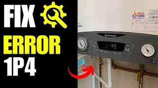 Ariston Boiler Error 1P4 - How To Fix