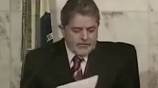 Lula diplomado Presidente da Rep&uacute;blica em 2002