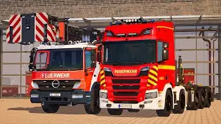 【Emergency Call 112】Berliner Swap Body Vehicle & Fire Brigade on Duty | 4K Ultra