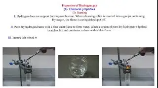 Properties of Hydrogen gas