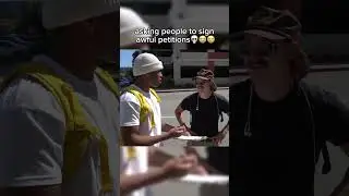 Asking people to sign awful petitions😭