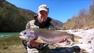 Slovenia fly fishing river Soča (April 2023)