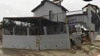 Vecinos en alerta ante peligro de derrumbe en Tijuana