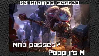 Who passes? Poppy's W [Steadfast Presence]