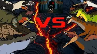 Gigantic Thrashers vs Massive Action | Dinosaurs battle the sounds of war V.2 Special Event