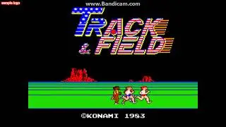 Track and Field coin-op arcade machine - Konami