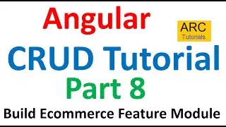 Angular CRUD with Web API Tutorial Part #8 - CRUD Feature Module Routing