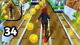Subway Princess Runner☠️☠️☠️-Gameplay Walkthrough Tutorial Levels Mobile Game Part 34.