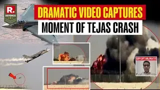 Multiple Video Angles Capture Tejas Fighter Jet&rsquo;s Crash Before It Turns Into A Fireball