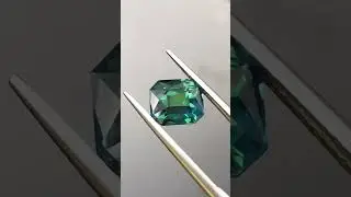 Smoky Teal Sapphire. Blue and Green tones veiled in a smoky translucency.✨💎