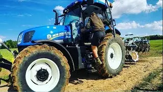 [GOPRO] D&eacute;chaumage 2017 New Holland T6.155 & Lemken Rubin 9